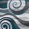 Flash Furniture Turquoise 8' x 10' Modern Swirl Pattern Area Rug OKR-RG1103-810-TQ-GG - alternate 4